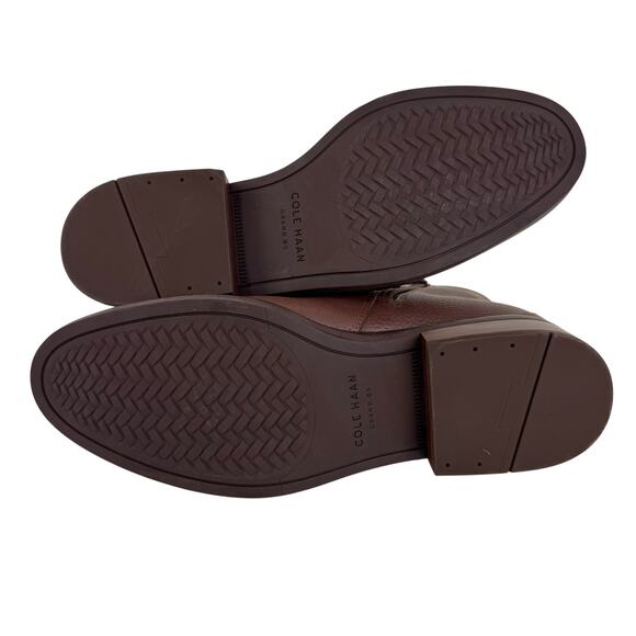 COLE HAAN RIVER WATERPROOF CHELSEA‎ BOOTIES IN SEQUOIA LEATHER NWOB SIZE 8B - Picture 9 of 14